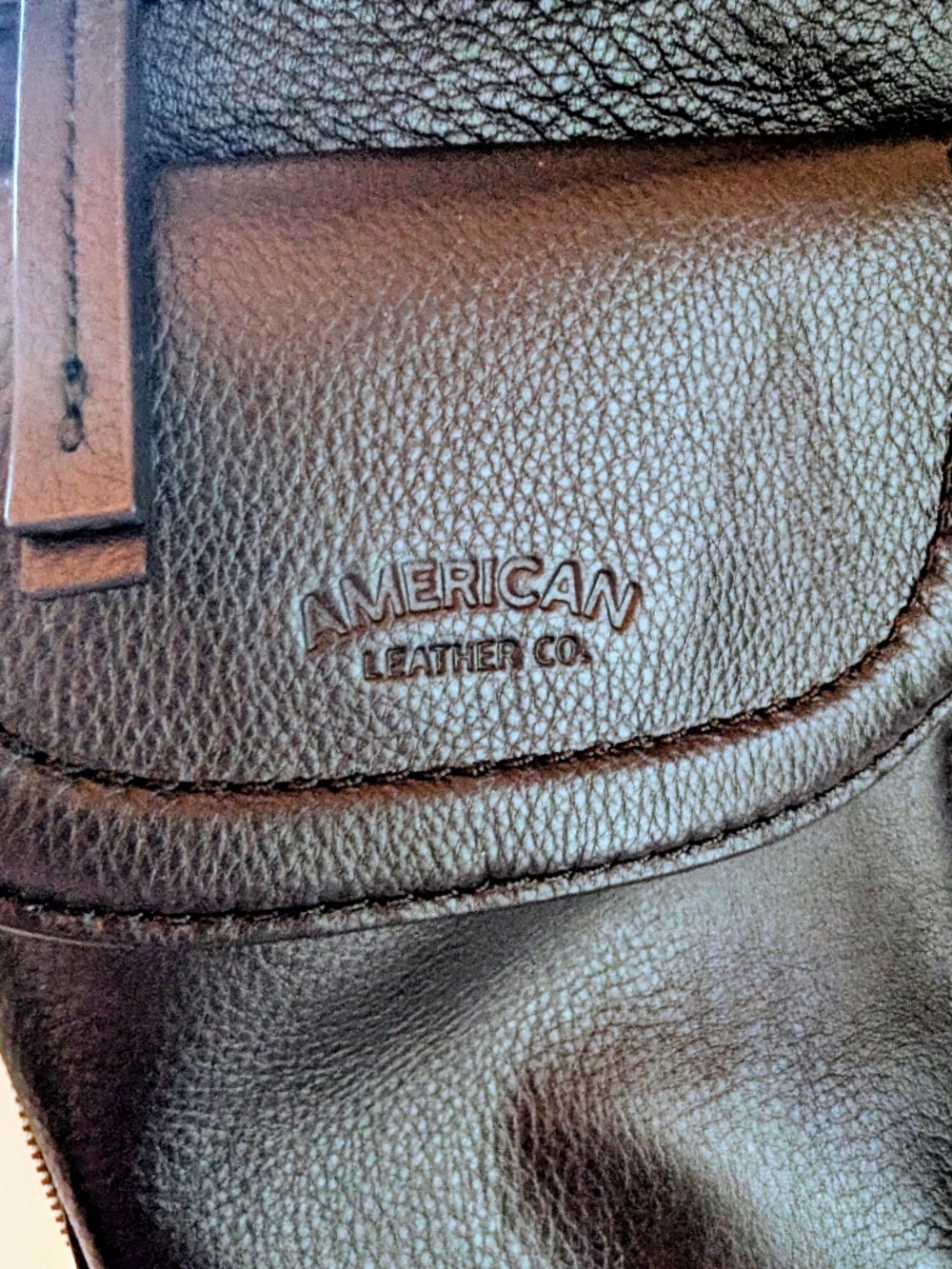 American Leather Crossbody Bag